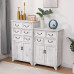 Vintage Solid Wood Five Drawer Cabinet