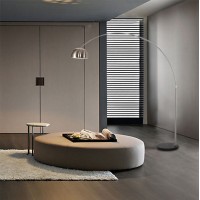 Italian Arco style Floor Lamp With Round Base Extra Large Size