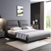 Double Bed Storage Light Luxury Nordic Minimalist Modern Small Apartment Soft Bed Wedding Bed