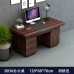 Modern Minimalist Single Office Computer Desk With Lockable Drawers