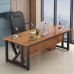 Modern Executive Desk Chair Set with Large Desk for Boss Modern Executive Desk Chair Set with Large Desk for Boss
