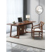 All Solid Wood Modern Chinese Calligraphy Desk President Luxury Home Office Desk Walnut All Solid Wood Modern Chinese Calligraphy Desk President Luxury Home Office Desk Walnut