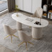 Consultation Desk Negotiation Office Desk Home Modern Minimalist Luxurious Stone Table Consultation Desk Negotiation Office Desk Home Modern Minimalist Luxurious Stone Table