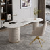Consultation Desk Negotiation Office Desk Home Modern Minimalist Luxurious Stone Table Consultation Desk Negotiation Office Desk Home Modern Minimalist Luxurious Stone Table