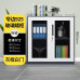 Black Metal Office Cabinet