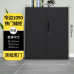 Black Metal Office Cabinet