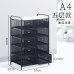 A3 Under Desk Metal Drawer File Cabinet Office Decor Storage Box Organizer A4 Under Desk File