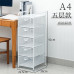 A3 Under Desk Metal Drawer File Cabinet Office Decor Storage Box Organizer A4 Under Desk File