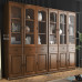 Chinese Solid Wood Bookcase with Glass Door Floor Combination Chinese Solid Wood Bookcase with Glass Door Floor Combination