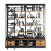 Industrial Loft Furniture Wall Bookshelves Custom Living Room Study Creative Floor Cabinet Iron Storage Rack Industrial Loft Furniture Wall Bookshelves Custom Living Room Study Creative Floor Cabinet Iron Storage Rack