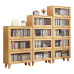 Wooden Cabinet with Glass Top Flip Door Living Room Magazine Rack Storage Cabinet Display Cabinet Beside Sofa Children Bookshelf Wooden Cabinet with Glass Top Flip Door Living Room Magazine Rack Storage Cabinet Display Cabinet Beside Sofa Children Bookshelf