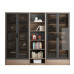 Modern Minimalist Glass Door Storage Cabinet Shelving Free Combination Floor Display Cabinet Shelving Bookcase Modern Minimalist Glass Door Storage Cabinet Shelving Free Combination Floor Display Cabinet Shelving Bookcase