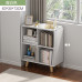 Compact Storage Cabinet Shelves Wood Legs Bookcase Compact Storage Cabinet Shelves Wood Legs Bookcase