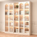 Luxury Freestanding Combination Bookcase with Glass Door Luxury Freestanding Combination Bookcase with Glass Door