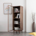 Nordic Black Walnut Glass Cabinet Modern Minimalist Living Room TV Side Cabinet Display Cabinet Japanese Stand Cabinet Nordic Black Walnut Glass Cabinet Modern Minimalist Living Room TV Side Cabinet Display Cabinet Japanese Stand Cabinet