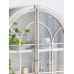 Vintage Wooden Floor Arch Bookshelf Glass Display Cabinet White Dustproof Living Room Storage Cabinet Vintage Wooden Floor Arch Bookshelf Glass Display Cabinet White Dustproof Living Room Storage Cabinet