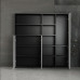 Office File Cabinet Wardrobe Wooden Data Cabinet with Lock Financial Storage Background High Cabinet Bookcase Against Wall Furniture Office File Cabinet Wardrobe Wooden Data Cabinet with Lock Financial Storage Background High Cabinet Bookcase Against Wall Furniture