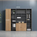 Office File Cabinet Wardrobe Wooden Data Cabinet with Lock Financial Storage Background High Cabinet Bookcase Against Wall Furniture Office File Cabinet Wardrobe Wooden Data Cabinet with Lock Financial Storage Background High Cabinet Bookcase Against Wall Furniture