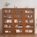 American Solid Wood Bookcase with Glass Door Floor Home Dustproof Shelving Storage Cabinet Living Room Display Cabinet Wall Integrated American Solid Wood Bookcase with Glass Door Floor Home Dustproof Shelving Storage Cabinet Living Room Display Cabinet Wall Integrated