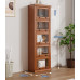 American Solid Wood Bookcase with Glass Door Floor Home Dustproof Shelving Storage Cabinet Living Room Display Cabinet Wall Integrated American Solid Wood Bookcase with Glass Door Floor Home Dustproof Shelving Storage Cabinet Living Room Display Cabinet Wall Integrated