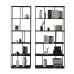 Nordic Living Room Floor Steel Bookshelf Iron Storage Rack