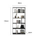 Nordic Living Room Floor Steel Bookshelf Iron Storage Rack