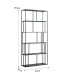 Nordic Living Room Floor Steel Bookshelf Iron Storage Rack