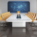Modern White Large Conference Table Office Furniture Set for Training Negotiation