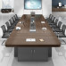 Large Office Conference Table Modern Furniture Set Round Corners