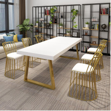 Scandinavian Loft Real Wood Meeting Desk Scandinavian Loft Real Wood Meeting Desk