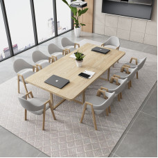 Small Office Meeting Table 24M 6 Person Long Table Modern Ten Person Negotiation Table Set Small Office Meeting Table 24M 6 Person Long Table Modern Ten Person Negotiation Table Set