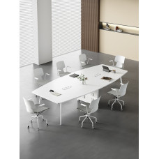 Small Modern Office Desk Set White Conference Table Chairs Small Modern Office Desk Set White Conference Table Chairs