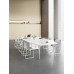 Small Modern Office Desk Set White Conference Table Chairs