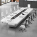Large White Rectangular Office Furniture Training Desk for Painting Conferences