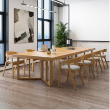 Modern Minimalist Wooden Conference Table Chair Set Modern Minimalist Wooden Conference Table Chair Set