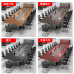 Modern Plank Style Reception Training Desk Conference Table Office Furniture
