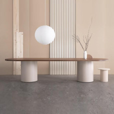 Nordic Long Wooden Conference Desk Nordic Long Wooden Conference Desk