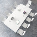 Modern Nordic Office Set Small Staff Industrial Style