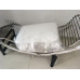 Cushion And Straps For Le Corbusier Lc4 Chaise Lounge Chair In White PU Leather Cushion And Straps For Le Corbusier Lc4 Chaise Lounge Chair In White PU Leather