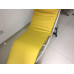 Cushion And Straps For Le Corbusier Lc4 Chaise Lounge Chair In Orange Yellow PU Leather