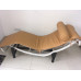 Cushion And Straps For Le Corbusier Lc4 Chaise Lounge Chair In Tan PU Leather Cushion And Straps For Le Corbusier Lc4 Chaise Lounge Chair In Tan PU Leather
