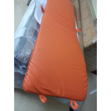 Cushion And Straps For Le Corbusier Lc4 Chaise Lounge Chair In Orange PU Leather