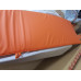 Cushion And Straps For Le Corbusier Lc4 Chaise Lounge Chair In Orange PU Leather Cushion And Straps For Le Corbusier Lc4 Chaise Lounge Chair In Orange PU Leather