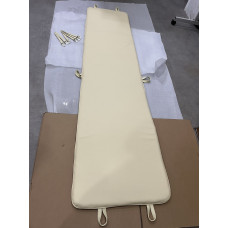 Cushion And Straps For Le Corbusier Lc4 Chaise Lounge Chair in Cream PU Leather Cushion And Straps For Le Corbusier Lc4 Chaise Lounge Chair in Cream PU Leather