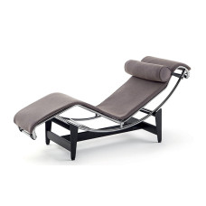 Cushion and Straps For Le Corbusier LC4 Chaise Lounge Chair in Dark Grey Fabric Cushion and Straps For Le Corbusier LC4 Chaise Lounge Chair in Dark Grey Fabric