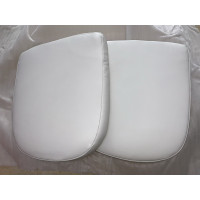 Replacement Cushions For Bubble Chair in White Nappa Leather Replacement Cushions For Bubble Chair in White Nappa Leather