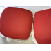 Replacement Cushions For Ball Chair In Red Color And PU Leather