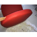Replacement Cushions For Ball Chair In Red Color And PU Leather