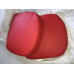 Replacement Cushions For Ball Chair In Red Color And PU Leather