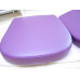 Replacement Cushions For Ball Chair In Purple Color And PU Leather